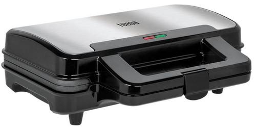 Aparat pentru preparat waffle Teesa TSA3225, 1000 W, 2 felii (Negru/Inox) 1 Aparat pentru preparat waffle Teesa TSA3225, 1000 W, 2 felii (Negru/Inox)