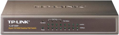 Switch TP-LINK PoE TL-SF1008P, 8 porturi 1 Switch TP-LINK PoE TL-SF1008P, 8 porturi