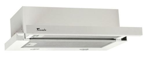 Hota Telescopica Incorporabila Tornado Sondo 700 (60), 1 motor, latime 60 cm, 2 viteze, absorbtie 700 m3/ora (Alb)