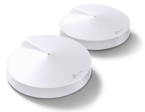 Sistem Wireless Mesh TP-LINK Deco M5, Gigabit, Dual Band, 1300 Mbps, Pack of 2, 4 Antene interne (Alb) 1 Sistem Wireless Mesh TP-LINK Deco M5, Gigabit, Dual Band, 1300 Mbps, Pack of 2, 4 Antene interne (Alb)