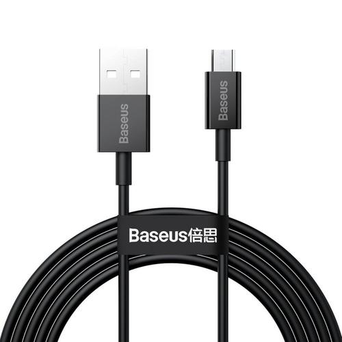 Cablu alimentare si date Baseus, Superior, Fast Charging, USB la Micro-USB 2A 2m, Negru 1 Cablu alimentare si date Baseus, Superior, Fast Charging, USB la Micro-USB 2A 2m, Negru