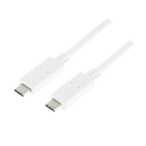 Cablu de date Logilink, CU0130, USB 3.2, USB Type-C (T) la USB Type-C (T), 0.5m, Alb 1 Cablu de date Logilink, CU0130, USB 3.2, USB Type-C (T) la USB Type-C (T), 0.5m, Alb