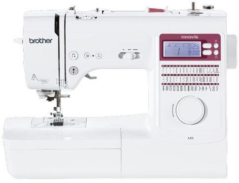 Masina de cusut computerizata Brother A50VM1, 50 Cusaturi, 850 Imp/min, Iluminare LED, Ecran LCD (Alb) 1 Masina de cusut computerizata Brother A50VM1, 50 Cusaturi, 850 Imp/min, Iluminare LED, Ecran LCD (Alb)