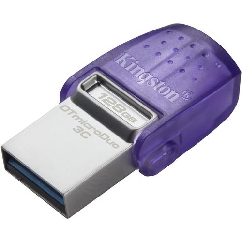 Memorie USB Kingston 128GB DataTraveler microDuo 3C 200MB/s dual USB-A + USB-C 1 Memorie USB Kingston 128GB DataTraveler microDuo 3C 200MB/s dual USB-A + USB-C