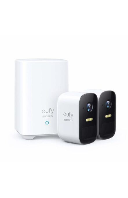Kit supraveghere video eufyCam 2C Security wireless, HD 1080p, IP67, Nightvision, 2 camere video (Alb) 1 Kit supraveghere video eufyCam 2C Security wireless, HD 1080p, IP67, Nightvision, 2 camere video (Alb)