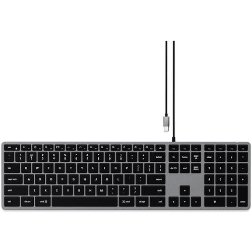Tastatura cu fir Satechi Slim W3 USB-C retroiluminata, US (Gri) 1 Tastatura cu fir Satechi Slim W3 USB-C retroiluminata, US (Gri)