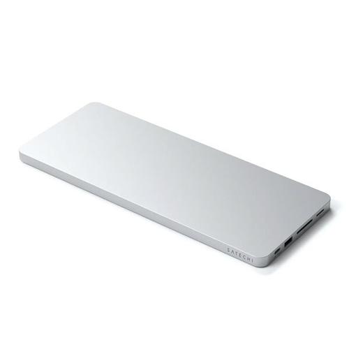 Docking station Satechi Slim pentru iMac 24inch, 1 x Port Upstream Tip C, 2 x USB 2.0, 1 x Micro SD, 1 x card SD, 1 x USB-A, 1 x slot SSD M.2, 1 x USB-C, cablu inclus, Argintiu 1 Docking station Satechi Slim pentru iMac 24inch, 1 x Port Upstream Tip C, 2 x USB 2.0, 1 x Micro SD, 1 x card SD, 1 x USB-A, 1 x slot SSD M.2, 1 x USB-C, cablu inclus, Argintiu