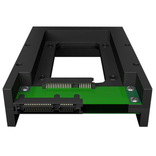 Rack intern Icy Box pentru HDD/ SSD 2.5 inch convertibil la 3.5 inch, SATA III, Negru 1 Rack intern Icy Box pentru HDD/ SSD 2.5 inch convertibil la 3.5 inch, SATA III, Negru