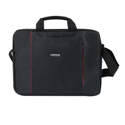 Geanta laptop Esperanza Salerno 15.6inch, poliester, curea reglabila, Negru 1 Geanta laptop Esperanza Salerno 15.6inch, poliester, curea reglabila, Negru