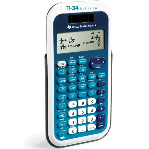 Calculator stiintific Texas Instruments TI-34 MultiView™, afisaj MultiView™ 4 linii 1 Calculator stiintific Texas Instruments TI-34 MultiView™, afisaj MultiView™ 4 linii