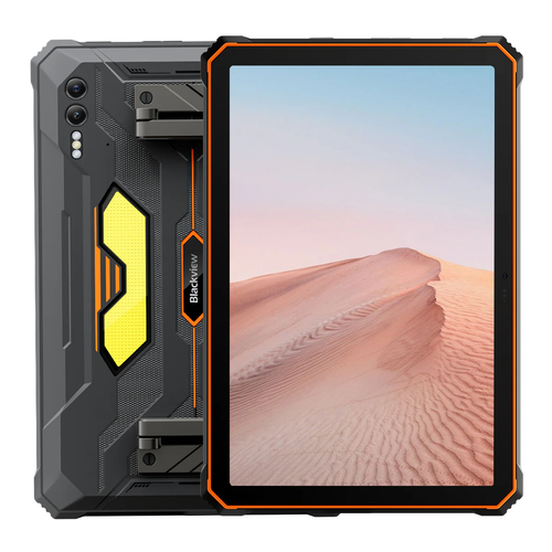Tableta Blackview Active 10 Pro, Procesor MediaTek Dimensity 7300 Octa-Core, Ecran IPS 2K 10.95inch, 12GB RAM, 512GB Flash, 108MP+20MP spate + 50MP fata, 30000mAh, 5G, Dual SIM Hibrid, Android 14 (Portocaliu)