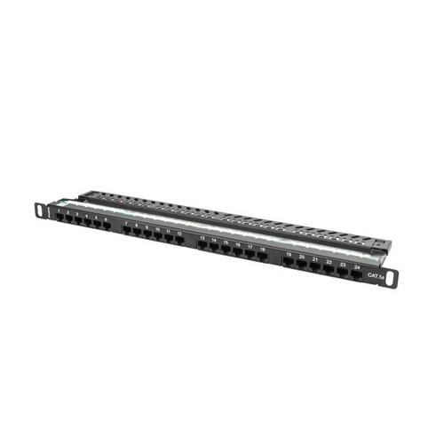 Panou de conexiuni Lanberg PPU5-0024-B, 24 porturi , 0.5U, cat 5e, Negru 1 Panou de conexiuni Lanberg PPU5-0024-B, 24 porturi , 0.5U, cat 5e, Negru