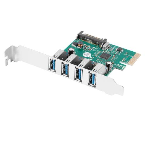 Card de extensie Lanberg 42453, PCI Express - 4 x USB 3.1, suport Low Profile 1 Card de extensie Lanberg 42453, PCI Express - 4 x USB 3.1, suport Low Profile