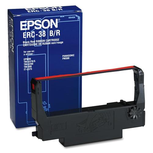 Ribon Epson ERC-38BR, Rosu/Negru 1 Ribon Epson ERC-38BR, Rosu/Negru