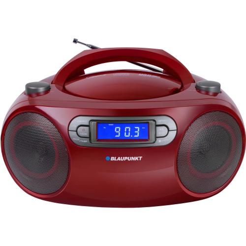 Microsistem Blaupunkt BB18RD, FM, CD, MP3, USB, AUX, 4W RMS, alarma, antena telescopica, LCD, alimentare la retea/baterii, Rosu 1 Microsistem Blaupunkt BB18RD, FM, CD, MP3, USB, AUX, 4W RMS, alarma, antena telescopica, LCD, alimentare la retea/baterii, Rosu