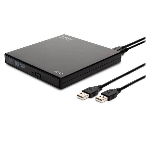 Unitate Optica/DVD Writer extern Savio AK-43, Slim, Negru 1 Unitate Optica/DVD Writer extern Savio AK-43, Slim, Negru