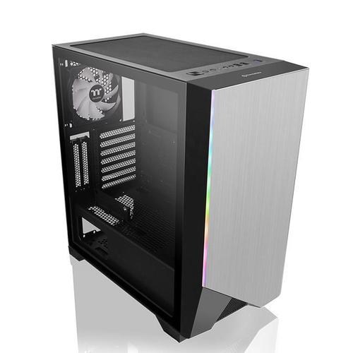 Carcasa Thermaltake H550, Mid Tower, Tempered Glass, iluminare aRGB (Argintiu) 1 Carcasa Thermaltake H550, Mid Tower, Tempered Glass, iluminare aRGB (Argintiu)