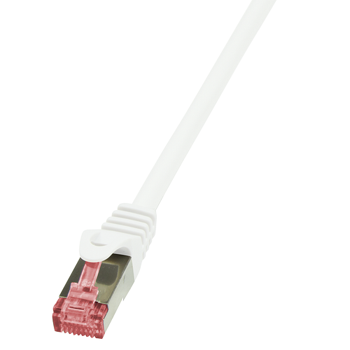 Cablu S/FTP LOGILINK Cat6, LSZH, cupru, 1.5 m, alb, AWG27, dublu ecranat CQ2041S 1 Cablu S/FTP LOGILINK Cat6, LSZH, cupru, 1.5 m, alb, AWG27, dublu ecranat CQ2041S