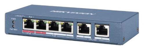 Switch Hikvision DS-3E0106HP-E, 4 Porturi, PoE 1 Switch Hikvision DS-3E0106HP-E, 4 Porturi, PoE