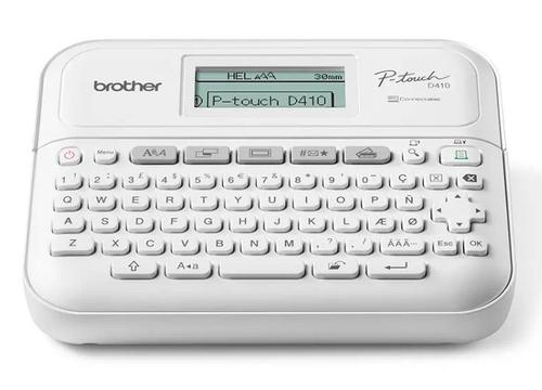 Imprimanta de etichete Brother PT-D410VP, USB 2.0, 180 DPI + carcasa (Alb) 1 Imprimanta de etichete Brother PT-D410VP, USB 2.0, 180 DPI + carcasa (Alb)