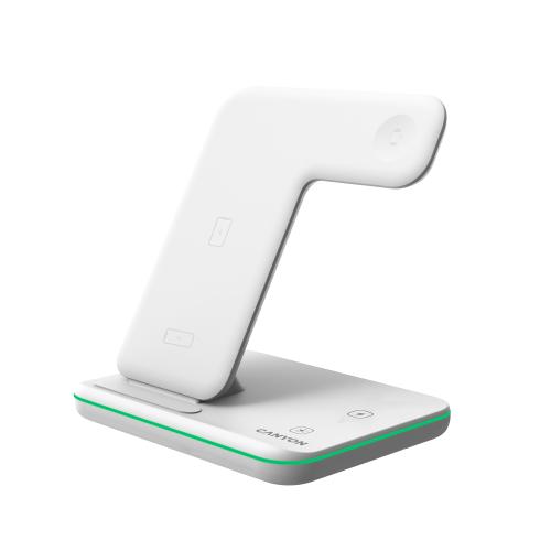 Incarcator wireless 3in1 Canyon WS-303, 15W (Alb) 1 Incarcator wireless 3in1 Canyon WS-303, 15W (Alb)