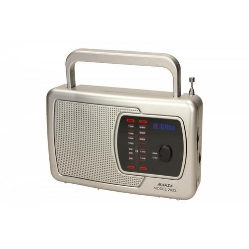 Radio Eltra Maria, 500 mW, FM, LW (Argintiu/Negru) 1 Radio Eltra Maria, 500 mW, FM, LW (Argintiu/Negru)