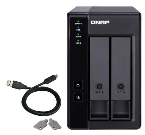 Direct Attached Storage QNAP TR-002, 2-Bay, USB Type-C 1 Direct Attached Storage QNAP TR-002, 2-Bay, USB Type-C