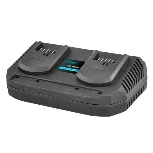 Incarcator Detoolz DZ-SE207, 18V incarcare 3.5A/ora, 2 acumulatori 1 Incarcator Detoolz DZ-SE207, 18V incarcare 3.5A/ora, 2 acumulatori