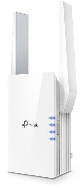 Range Extender Wireless TP-LINK RE505X, Wi-Fi 6, Gigabit, Dual Band, 1500 Mbps, Tehnologie OneMesh™, 2 Antene externe (Alb) 1 Range Extender Wireless TP-LINK RE505X, Wi-Fi 6, Gigabit, Dual Band, 1500 Mbps, Tehnologie OneMesh™, 2 Antene externe (Alb)