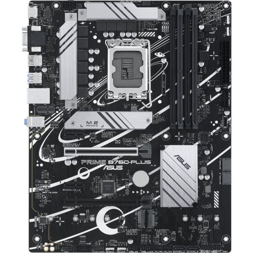 Placa de baza Asus Prime B760-PLUS, LGA1700, 4x DDR5, 1x DisplayPort, 1x HDMI, 1x VGA, 2x PCIe x16, 2x PCIe x1, 3x M.2, 4x SATA 6Gbps, 2.5Gbps LAN, ATX