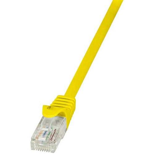 Cablu retea Logilink CAT5e Patch Cable UTP 0.5m yellow 1 Cablu retea Logilink CAT5e Patch Cable UTP 0.5m yellow
