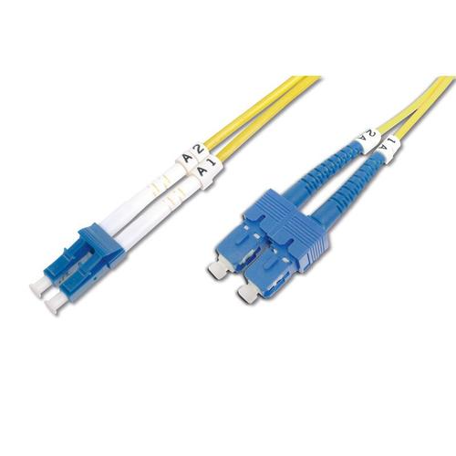 Patch Cord fibra optica, Digitus, duplex SM 9/125 LC / SC 3m 1 Patch Cord fibra optica, Digitus, duplex SM 9/125 LC / SC 3m