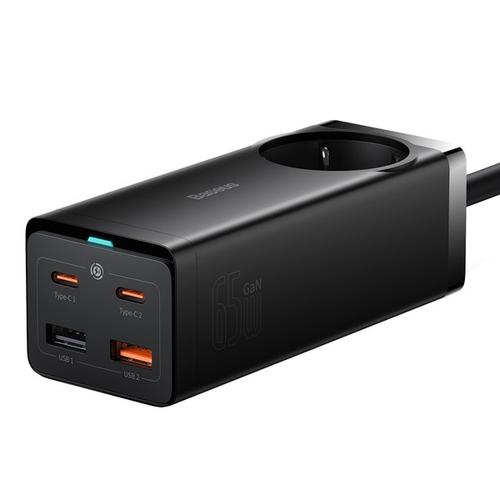 Incarcator Retea Baseus GaN3 Pro 2xUSB-C/2xUSB-A/AC, 230 V, 65W (Negru) 1 Incarcator Retea Baseus GaN3 Pro 2xUSB-C/2xUSB-A/AC, 230 V, 65W (Negru)