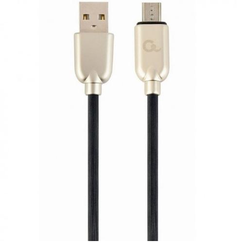 Cablu alimentare si date Gembird CC-USB2R-AMmBM-2M, USB 2.0 (T) la Micro-USB 2.0 (T), 2m, Negru 1 Cablu alimentare si date Gembird CC-USB2R-AMmBM-2M, USB 2.0 (T) la Micro-USB 2.0 (T), 2m, Negru
