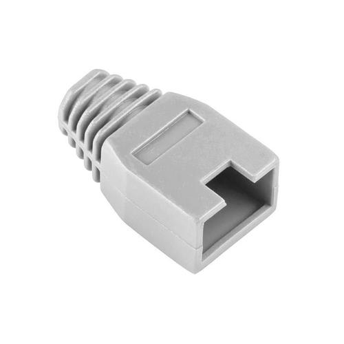 Pachet cu mansoane de protectie pentu conectori modulari , Gembird ,100 bucati , gri 1 Pachet cu mansoane de protectie pentu conectori modulari , Gembird ,100 bucati , gri