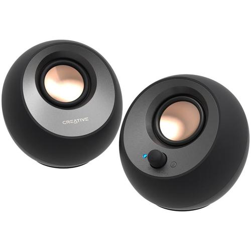 Boxe Creative Pebble v3, 2.0 Bluetooth 5.0, USB-C/A & Aux-in, Negru 1 Boxe Creative Pebble v3, 2.0 Bluetooth 5.0, USB-C/A & Aux-in, Negru