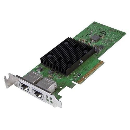 Adaptor PCIe, Dell, Dual Port, 10Gb, Argintiu/Verde 1 Adaptor PCIe, Dell, Dual Port, 10Gb, Argintiu/Verde