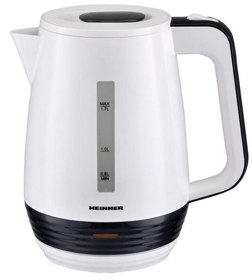 Fierbator Heinner HEK-17WH, 1.7 L, element incalzire inox, oprire automata, plastic (Negru/Alb) 1 Fierbator Heinner HEK-17WH, 1.7 L, element incalzire inox, oprire automata, plastic (Negru/Alb)