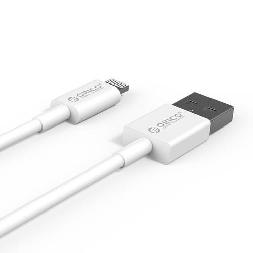 Cablu USB Orico AL01-10, USB Type A - Lightning, 1m (Alb) 1 Cablu USB Orico AL01-10, USB Type A - Lightning, 1m (Alb)