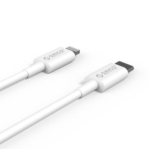 Cablu USB Orico CL01-10, Type-C-Lightning, 1m (Alb) 1 Cablu USB Orico CL01-10, Type-C-Lightning, 1m (Alb)