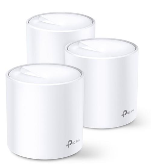 Router Wireless Mesh TP-Link Deco X60, Gigabit, Dual Band, 3000 Mbps, 3 Pack (Alb) 1 Router Wireless Mesh TP-Link Deco X60, Gigabit, Dual Band, 3000 Mbps, 3 Pack (Alb)