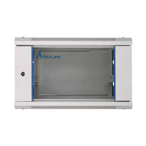Dulap montat pe perete, Extralink, 6U 600X450, gri 1 Dulap montat pe perete, Extralink, 6U 600X450, gri