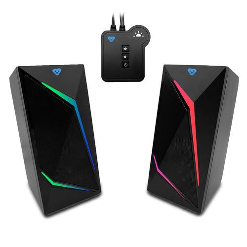 Sistem audio portabil pentru gaming, Media-Tech COBRA PRO URION 2.0 MT3172, Iluminare RGB, Bluetooth, Negru 1 Sistem audio portabil pentru gaming, Media-Tech COBRA PRO URION 2.0 MT3172, Iluminare RGB, Bluetooth, Negru