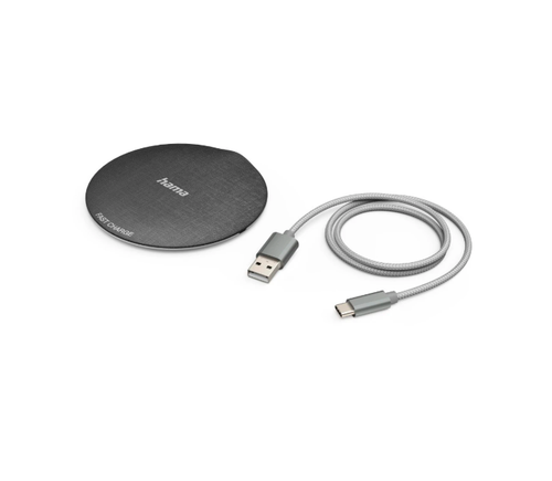 Incarcator wireless HAMA QI-FC10 Metal 201680, universal, QI, 10W (Negru) 1 Incarcator wireless HAMA QI-FC10 Metal 201680, universal, QI, 10W (Negru)