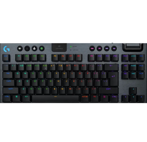 Tastatura Gaming Logitech G915 X Lightspeed TKL, iluminare RGB, Switch GL Clicky, Mecanica, Wireless (Negru) 1 Tastatura Gaming Logitech G915 X Lightspeed TKL, iluminare RGB, Switch GL Clicky, Mecanica, Wireless (Negru)