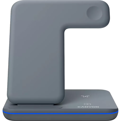 Incarcator Wireless Canyon WS-303, 15W 3in1 (Gri) 1 Incarcator Wireless Canyon WS-303, 15W 3in1 (Gri)