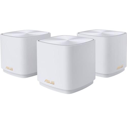 Sistem Wi-Fi ASUS ZenWiFi XD4 Plus (W-3-PK), AX1800, Dual-Band, acoperire 446m², Dual-Core CPU, 128MB/256MB Flash/RAM, Gigabit, AiProtection Classic, Traditional QoS, VPN server/client, IPTV, AiMesh, montare pe perete