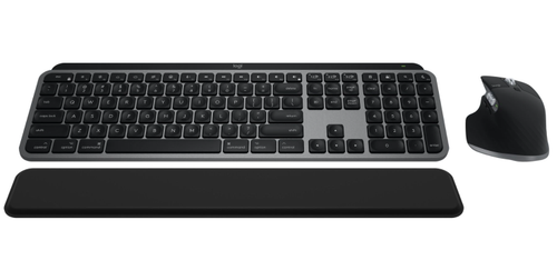 Kit mouse și tastatura Logitech MX Keys S Combo for Mac, Wireless (Gri/Negru) 1 Kit mouse și tastatura Logitech MX Keys S Combo for Mac, Wireless (Gri/Negru)