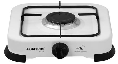 Plita de exterior Albatros APG11W, Gaz, 1 Arzator (Alb)