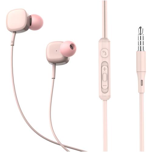 Casti in-ear cu fir Tellur Basic Sigma, microfon, Roz 1 Casti in-ear cu fir Tellur Basic Sigma, microfon, Roz